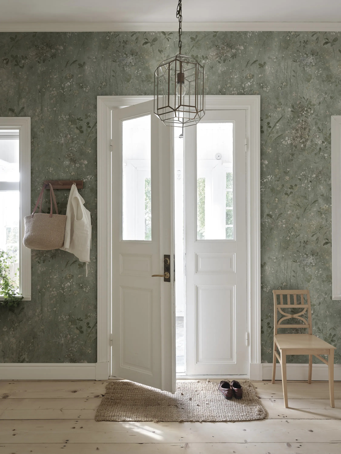 Wandbild Juni - Sage Green