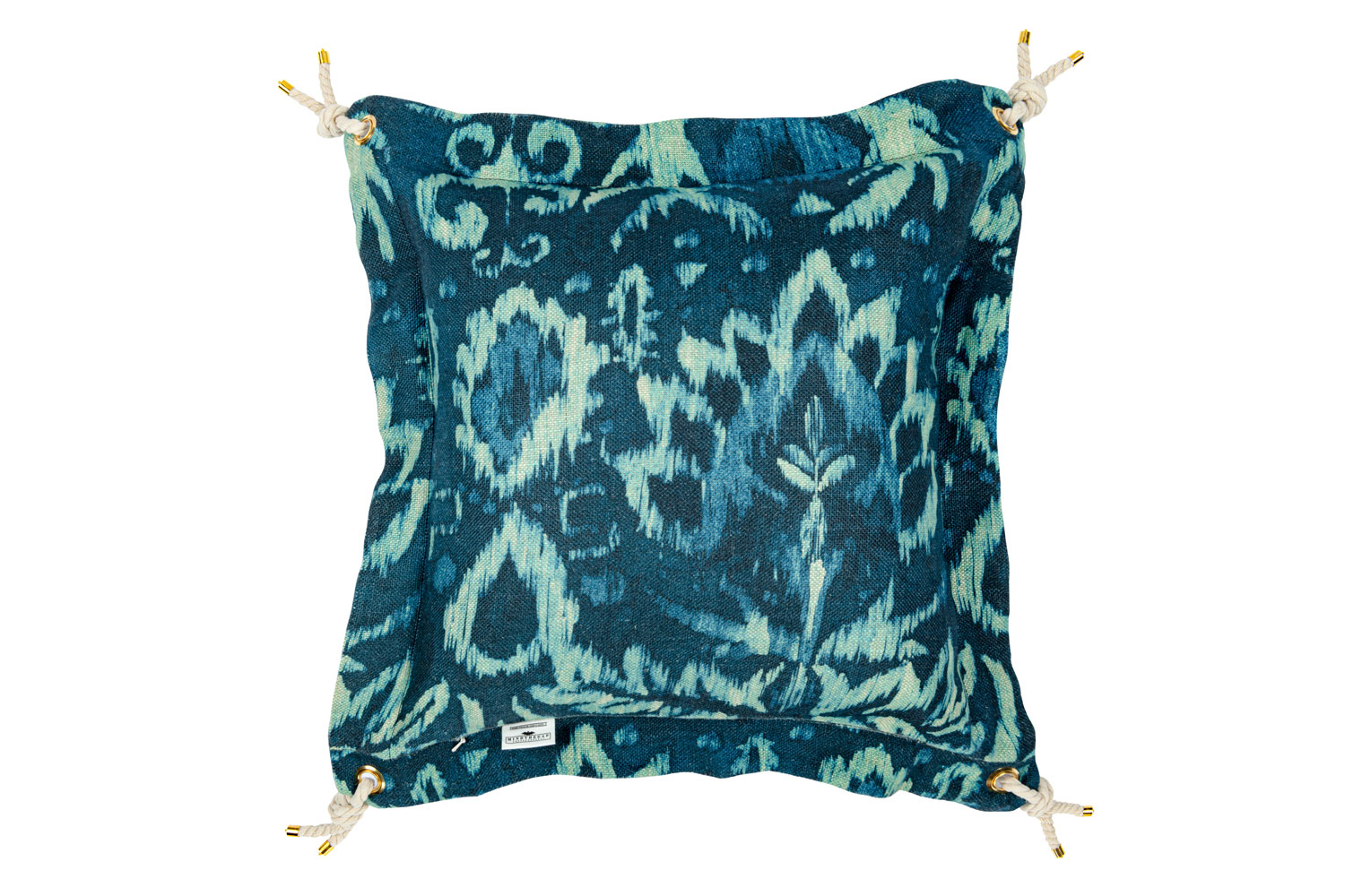 Ionian Cushion - Indigo/ Rope - 50x50cm