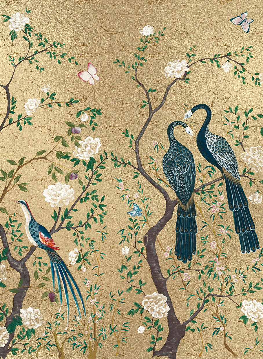 Wandbild Edo Metallics - Extra Gold