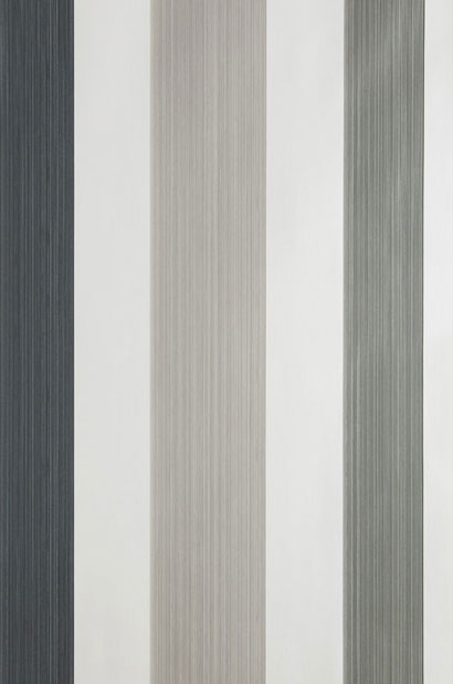 Tapete Chromatic Stripe - Wimborne White/ Railings/ Plummett/ Down Pipe