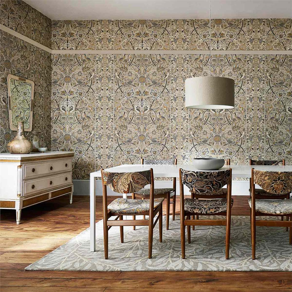 Tapete Bullerswood - Stone/ Mustard