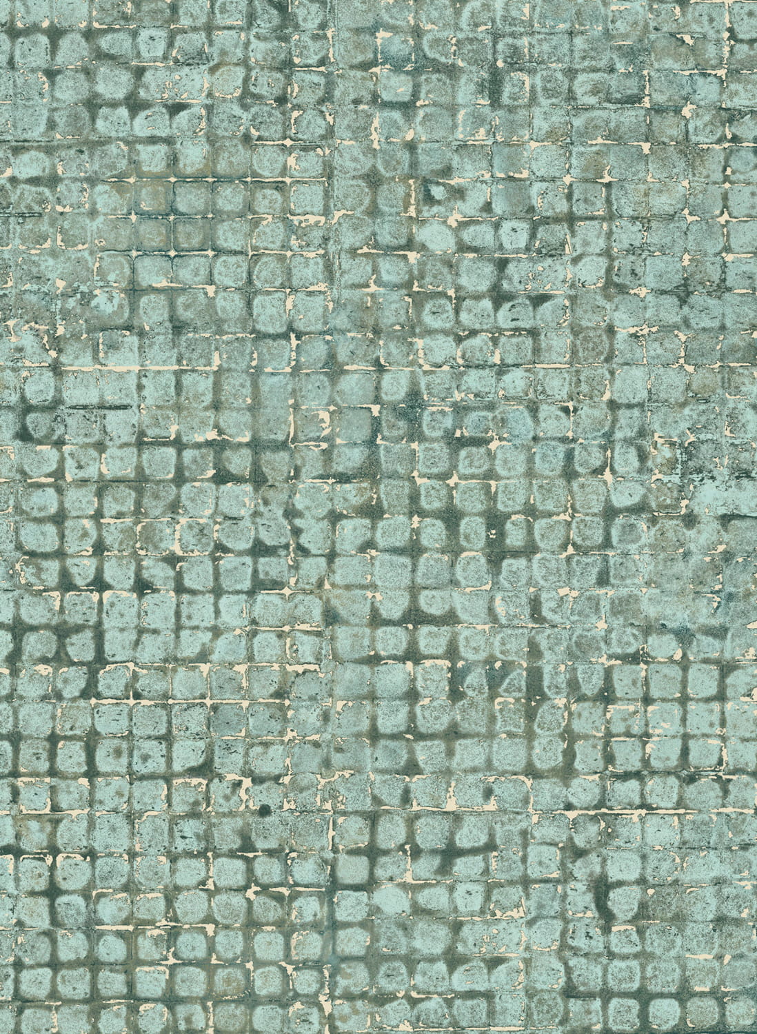 Tapete Mosaico - Teal