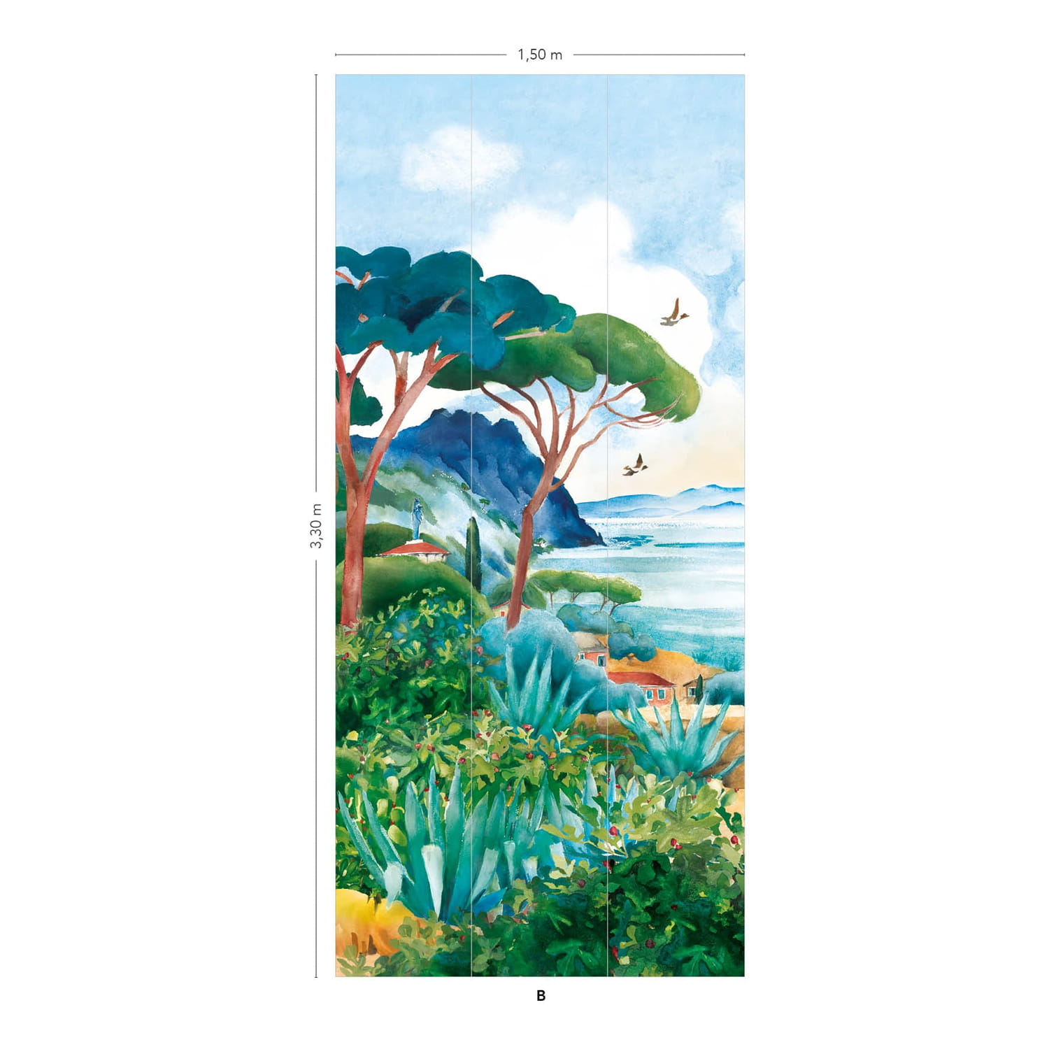 Carta da parati Cap Corse - Panel B
