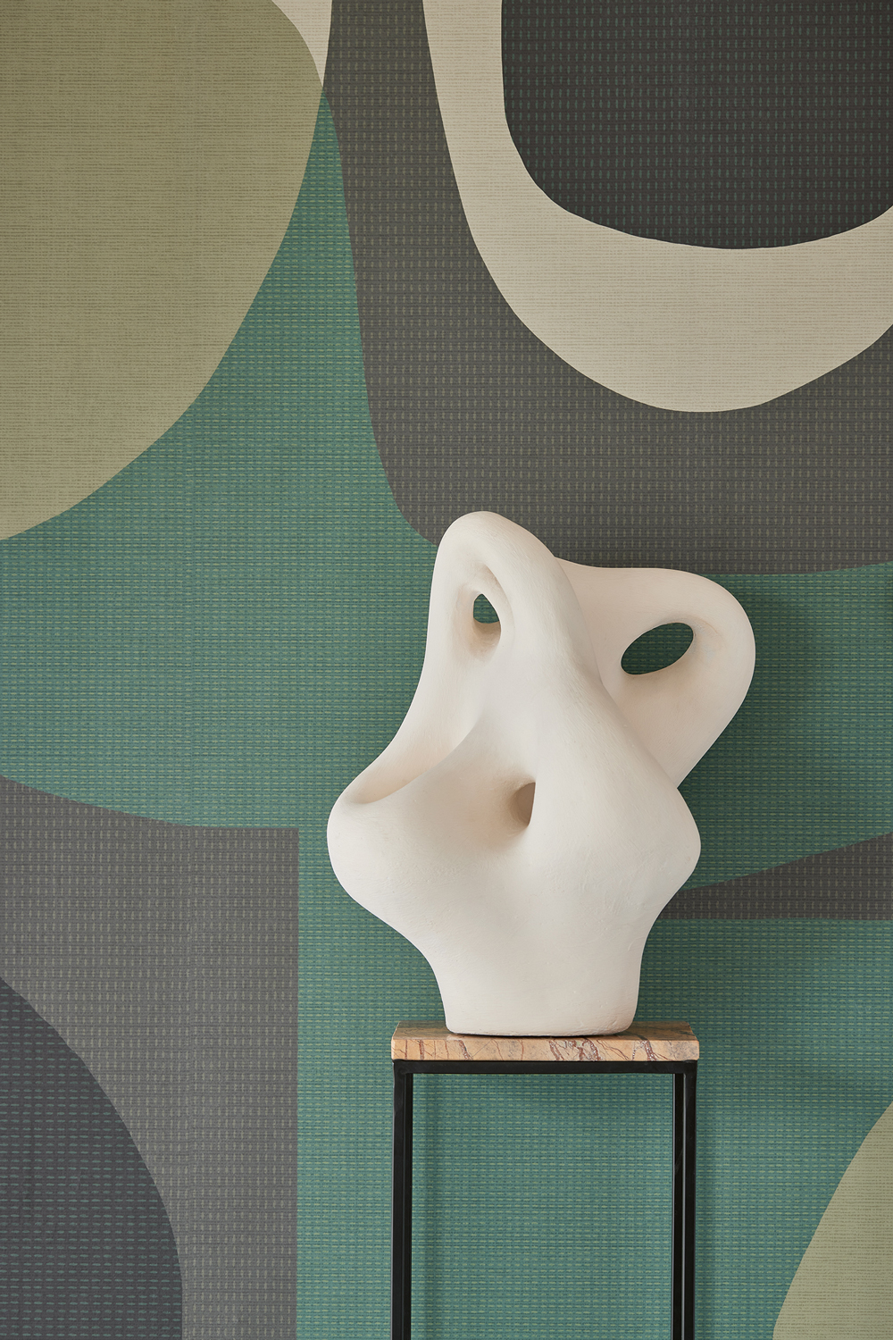 Wandbild Chunky Art - green