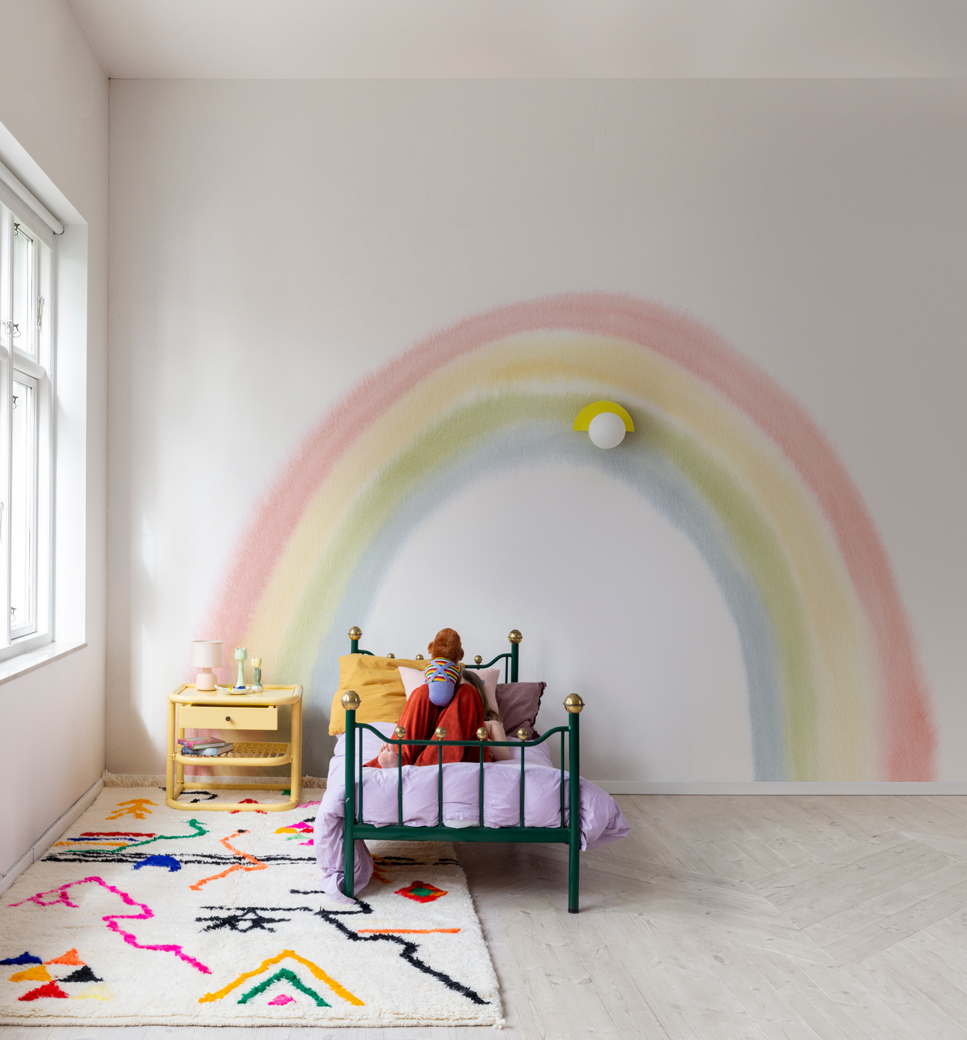 Wandbild Rainbow - Multi