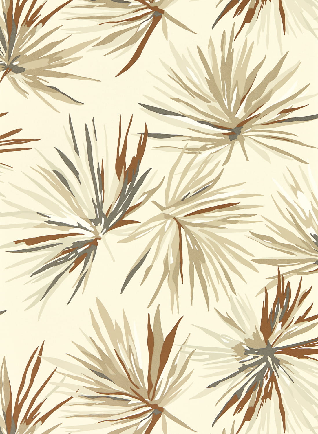 Tapete Aucuba - Bronze/ Sediment/ Pearl