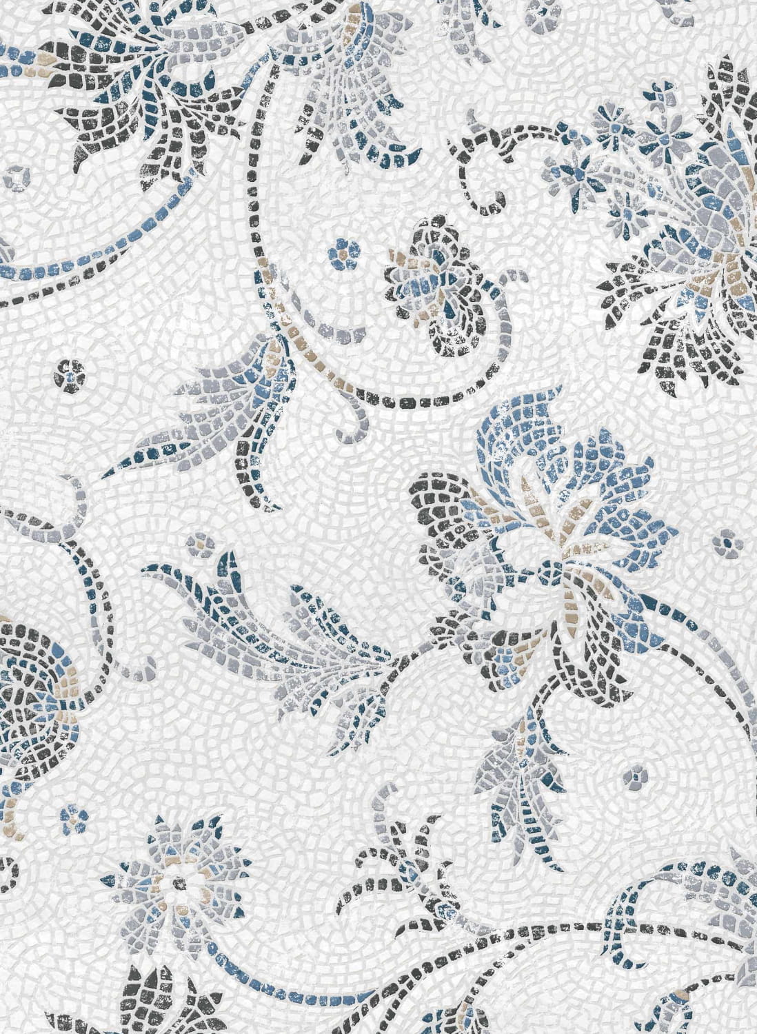 Tapete Mosaicum - Aqua