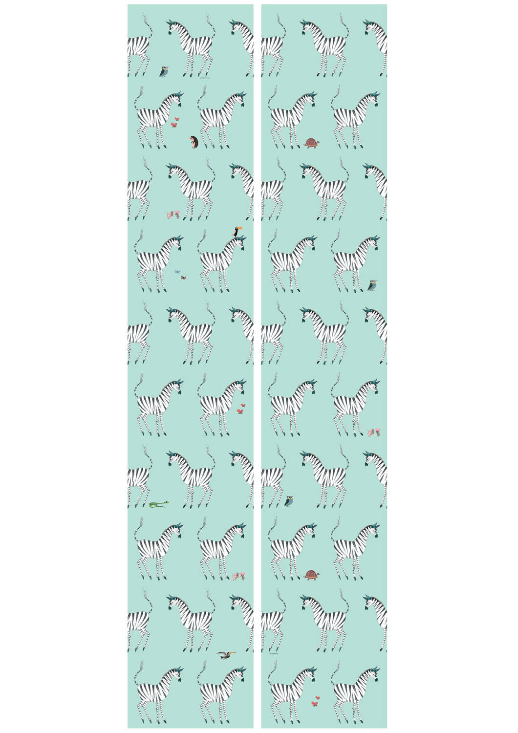 Tapete Zebra - Mint