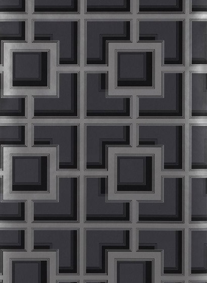 Tapete Camporosso - Black/ Silver