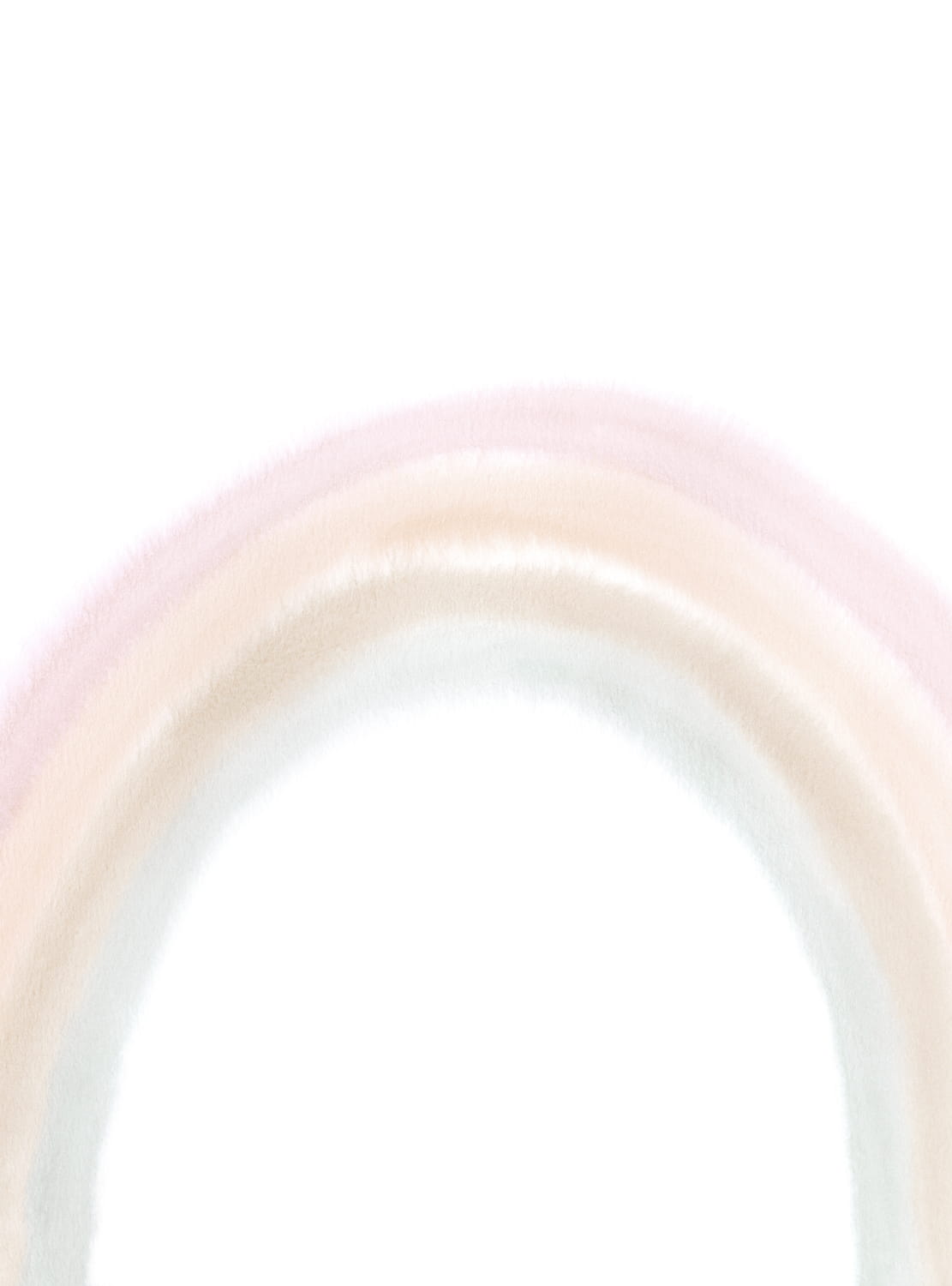 Wandbild Rainbow - Soft