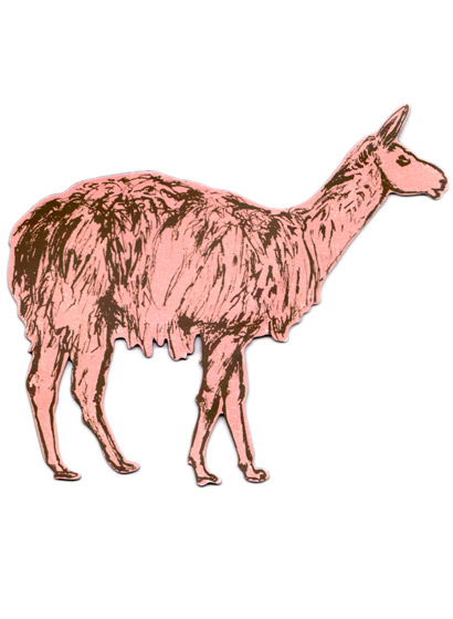 Magnet Llama - Pink