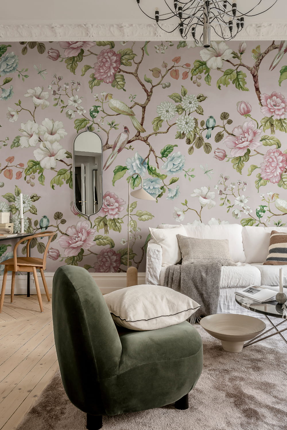 Wandbild Grandiflora - Soft Pink