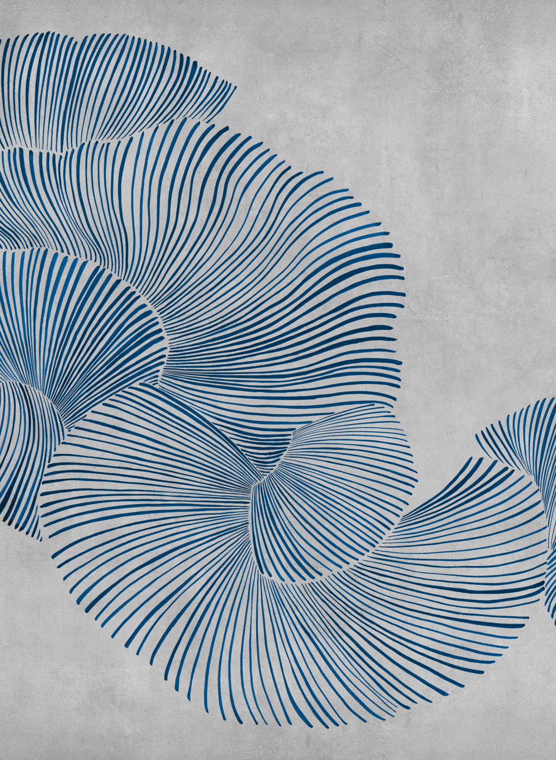 Wandbild Diving Moment - Blue