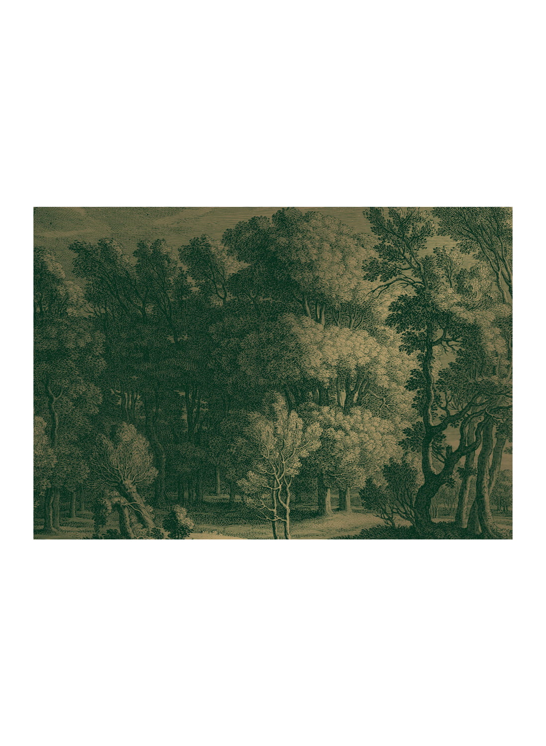 Wandbild Engraved Landscapes Gold 16 - XL