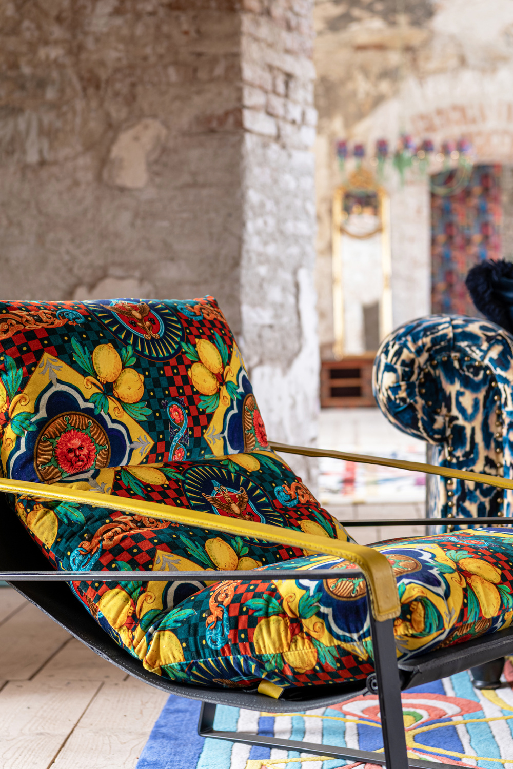 Tessuto Amalfi Blue - Velvet - FB00121
