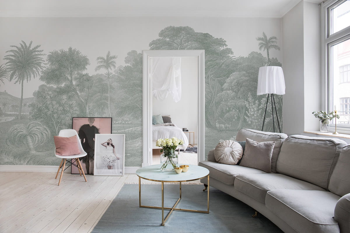 Wandbild Jungle Land - Verdant A