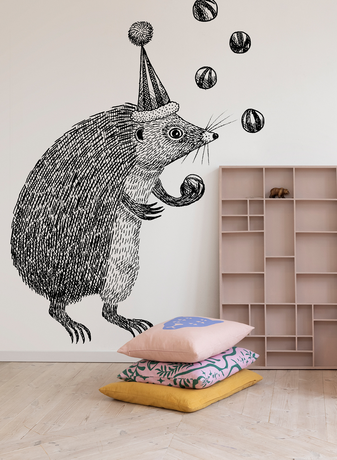 Wandbild Circus Animal Iggy