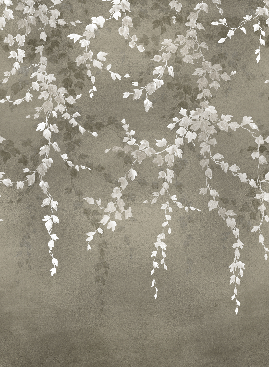 Wandbild Vine Shadow - Silver