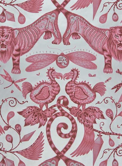 Tapete Extinct - Magenta
