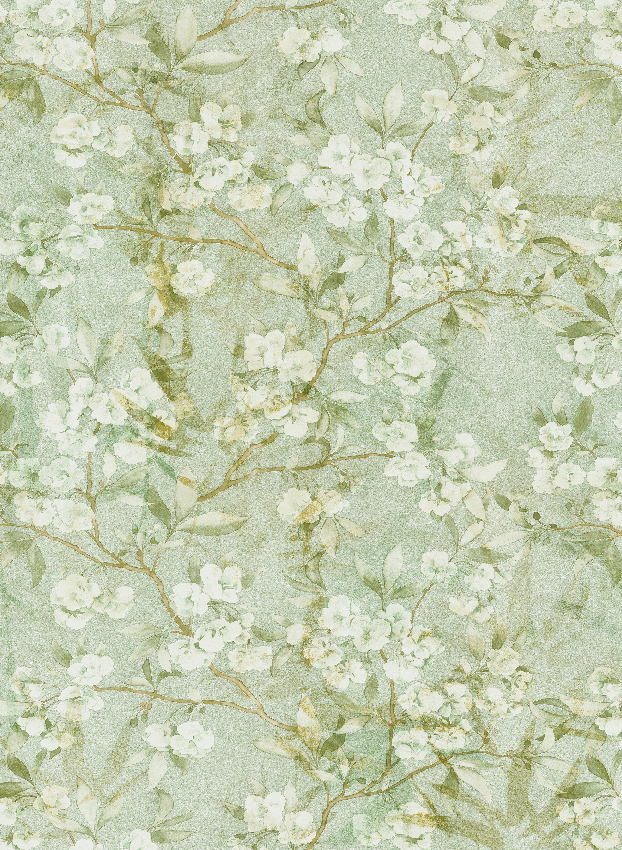 Wandbild Momo - Green Panel 2