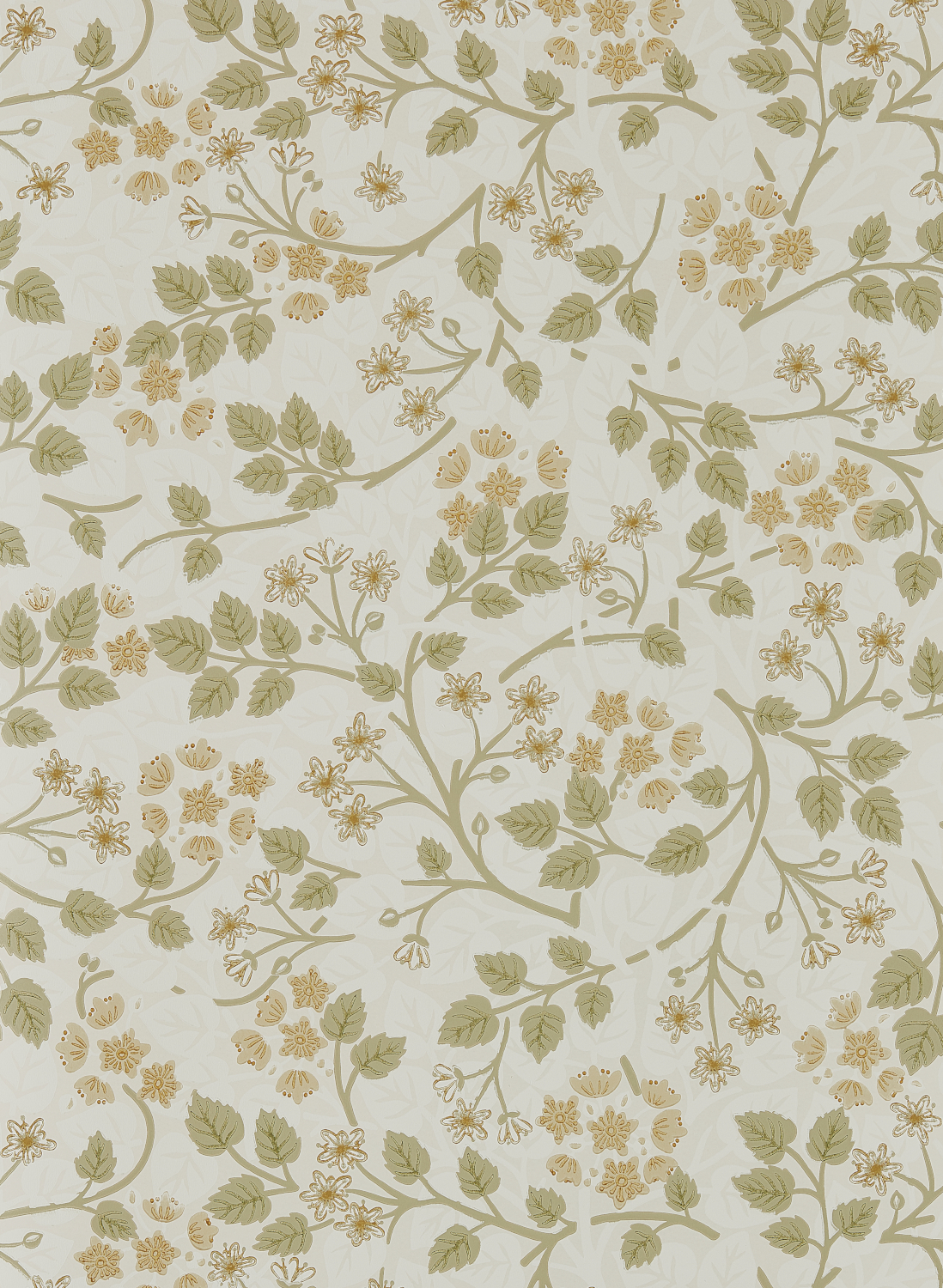 Tapete Silver Lime - Lichen