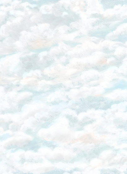 Wandbild Himmel - Light Blue