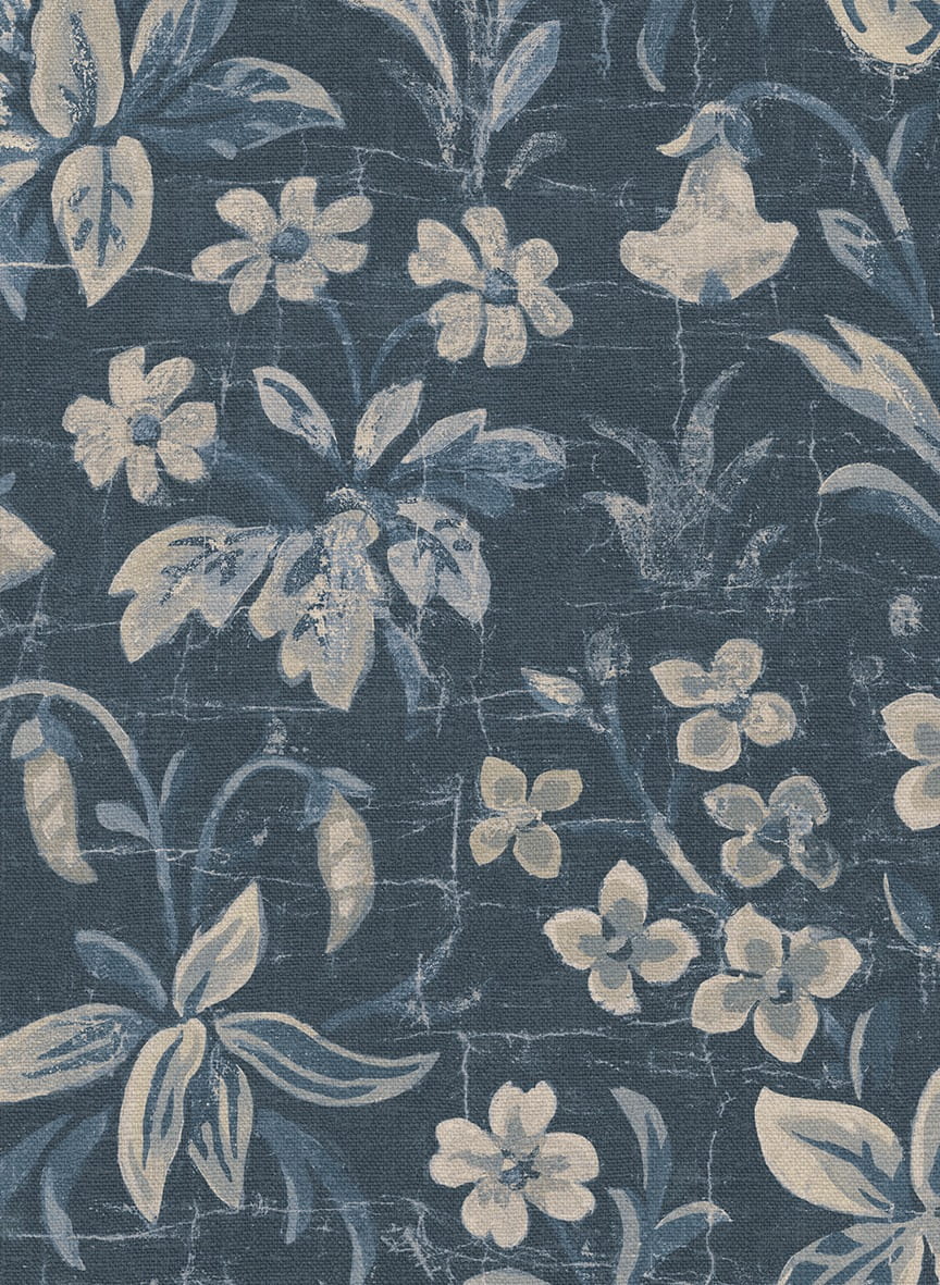 Wandbild Ania - Midnight & Blue