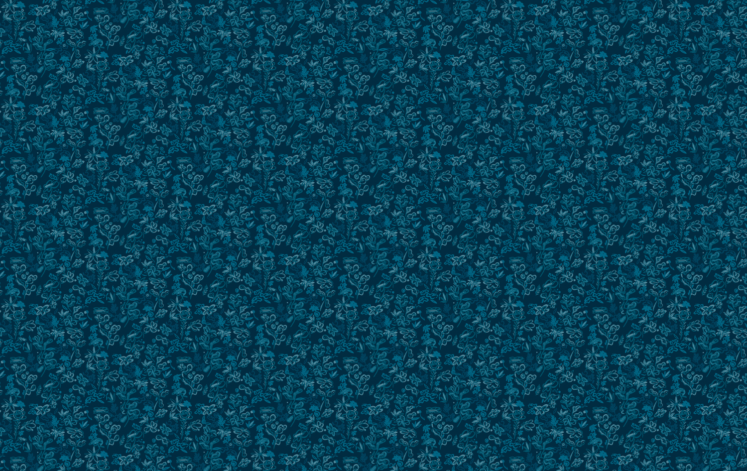 Wallpaper Crazy Flowers - Azul