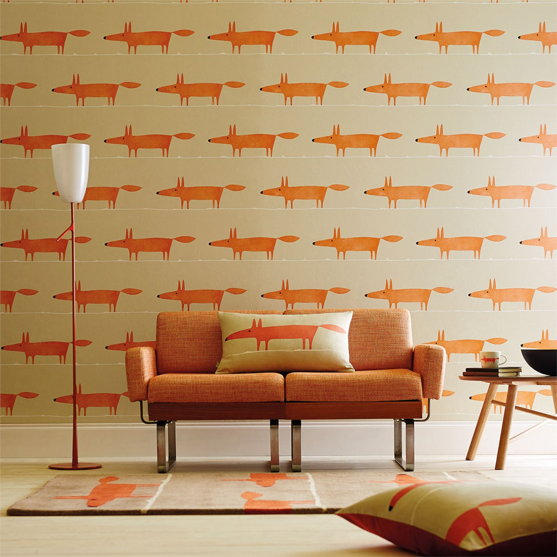 Tapete Mr Fox - Ginger