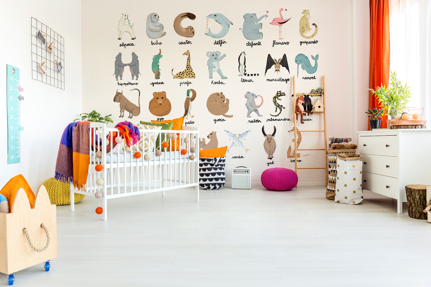 Wandbild Animal Alphabet - Multi