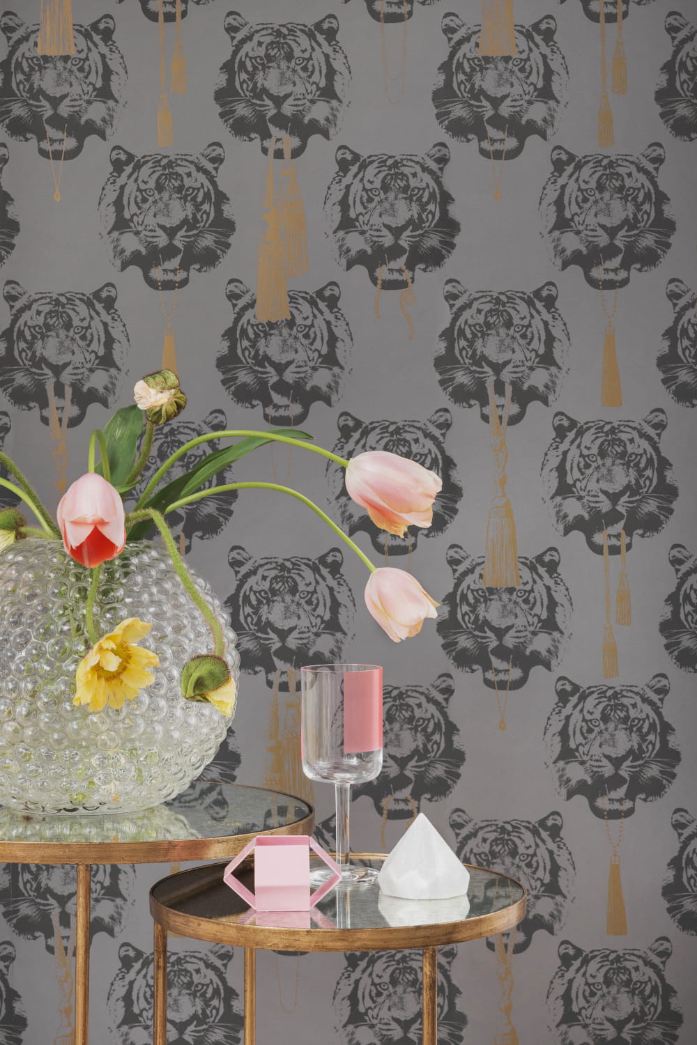 Tapete Coco Tiger - Grey