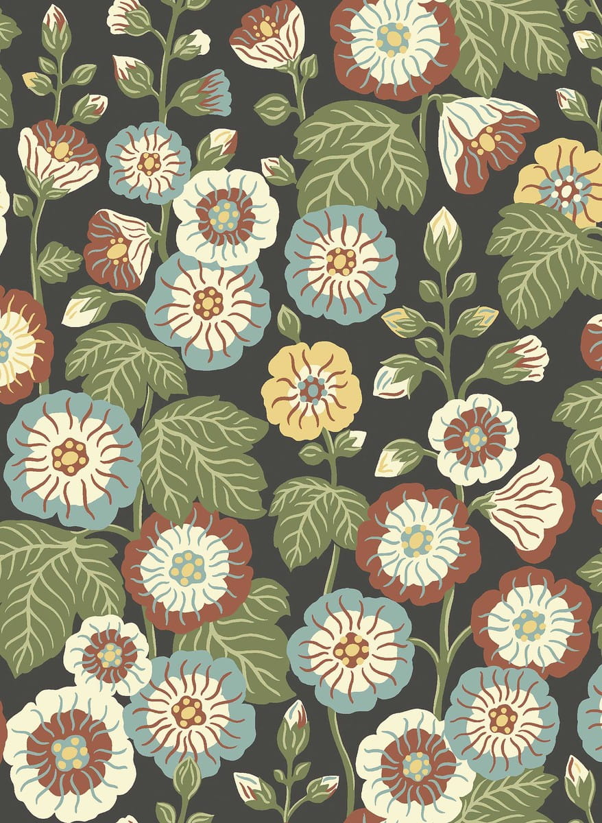 Tapete Happy Hollyhocks - 9173
