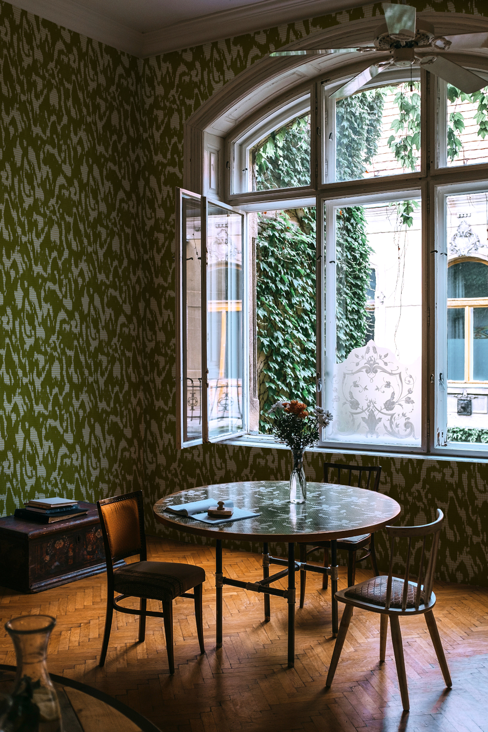 Tapete Moire Screen - Khaki