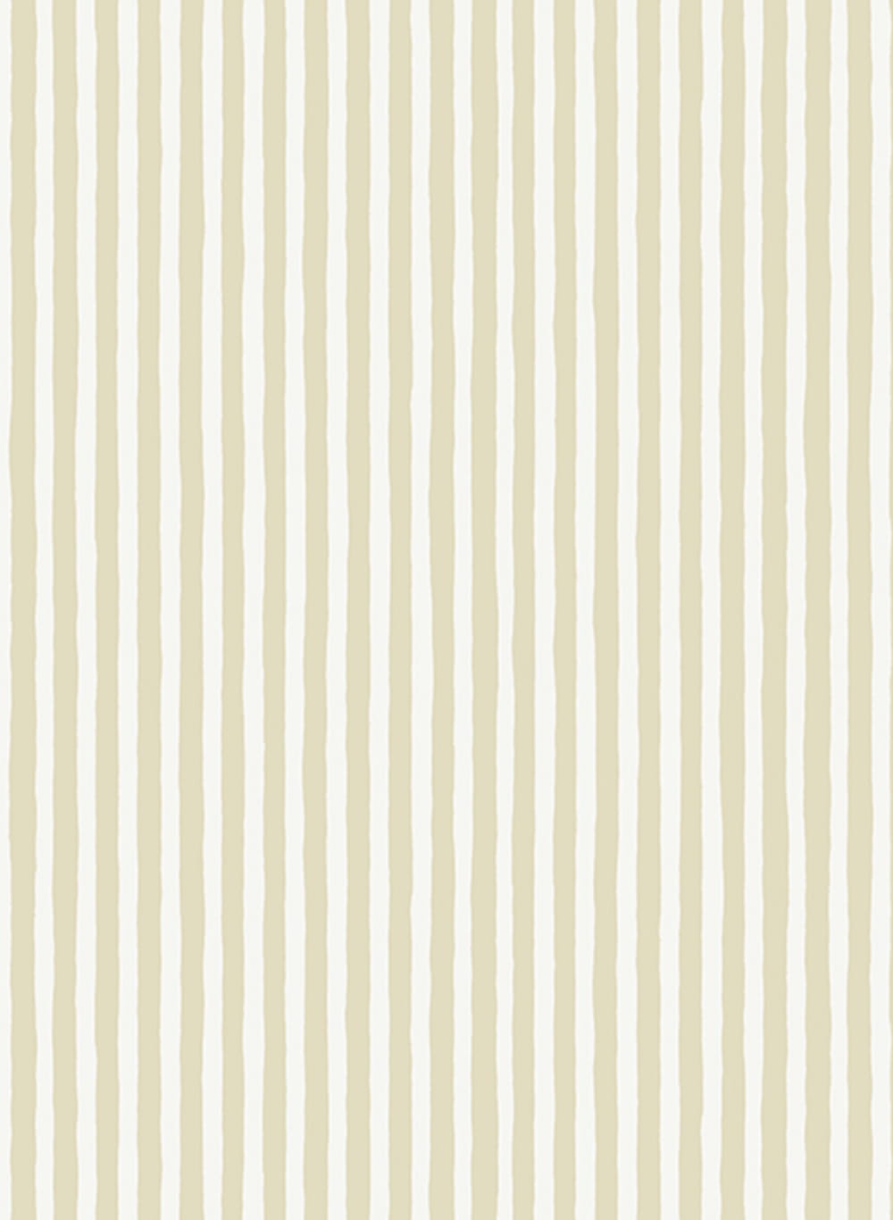 Tapete Hand Painted Stripe - Maitland Green/ Cotswold White