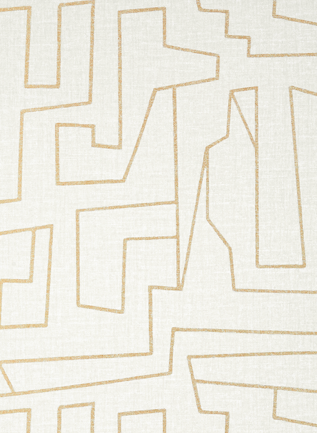 Tapete Matrix - Metallic Gold on Beige