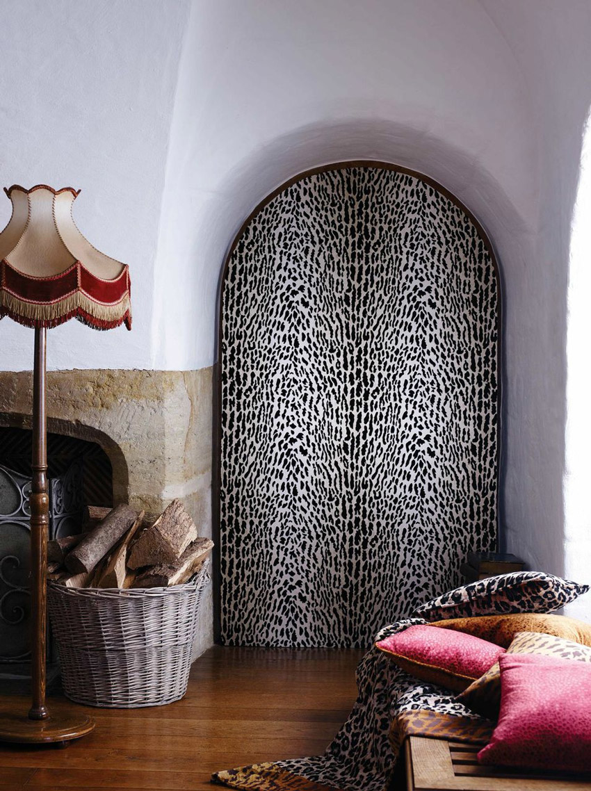 Papier peint Pantanal - Metallic Gilver/ Black