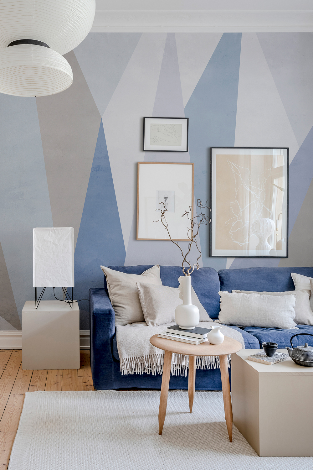 Wandbild Crystal - Lilac