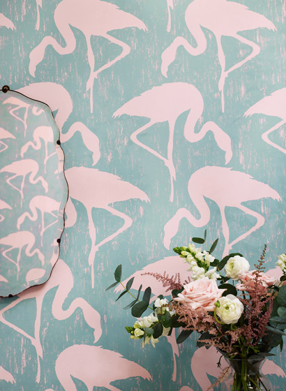 Tapete Flamingos