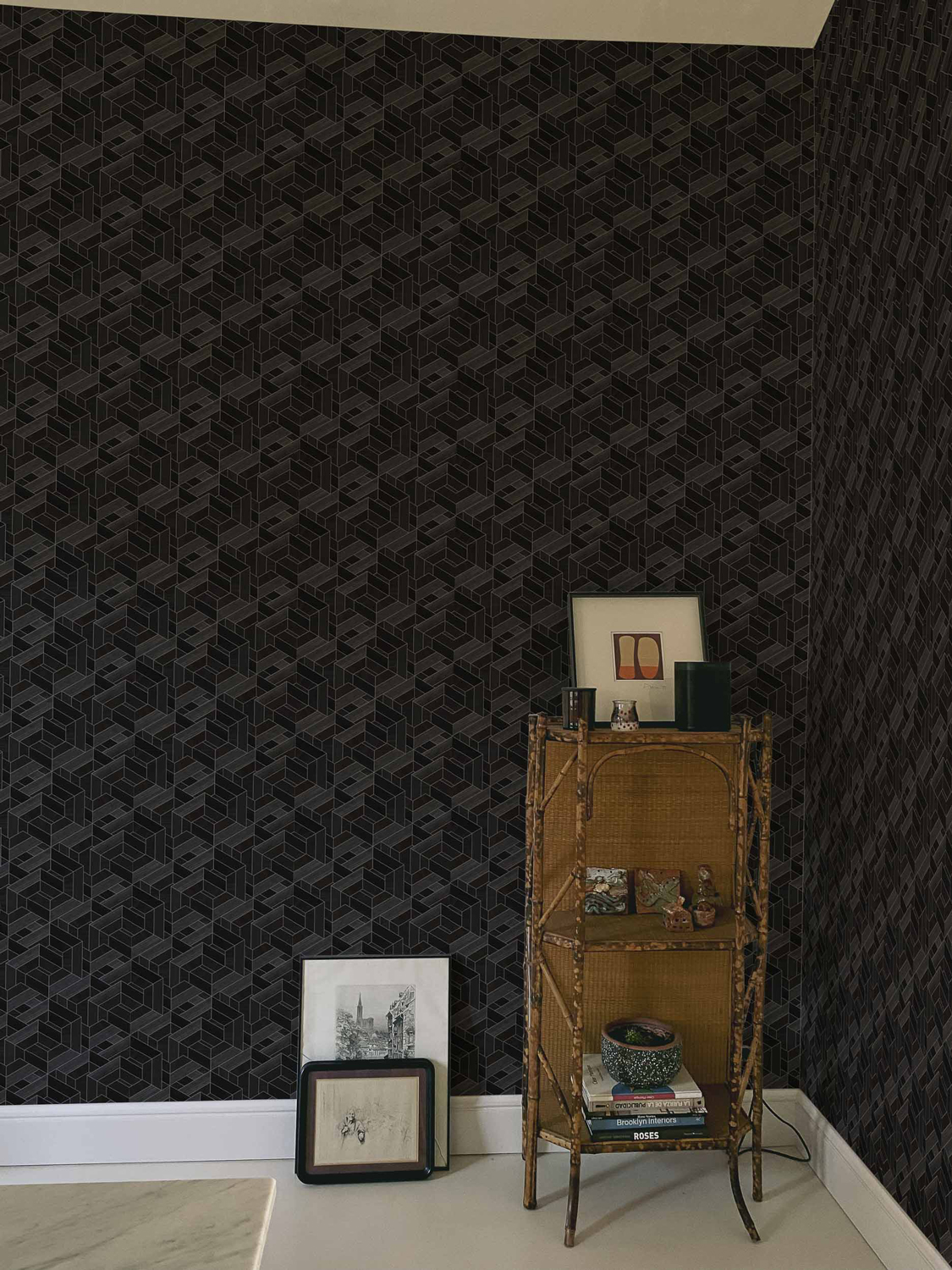 Tapete Hexagon - Coal