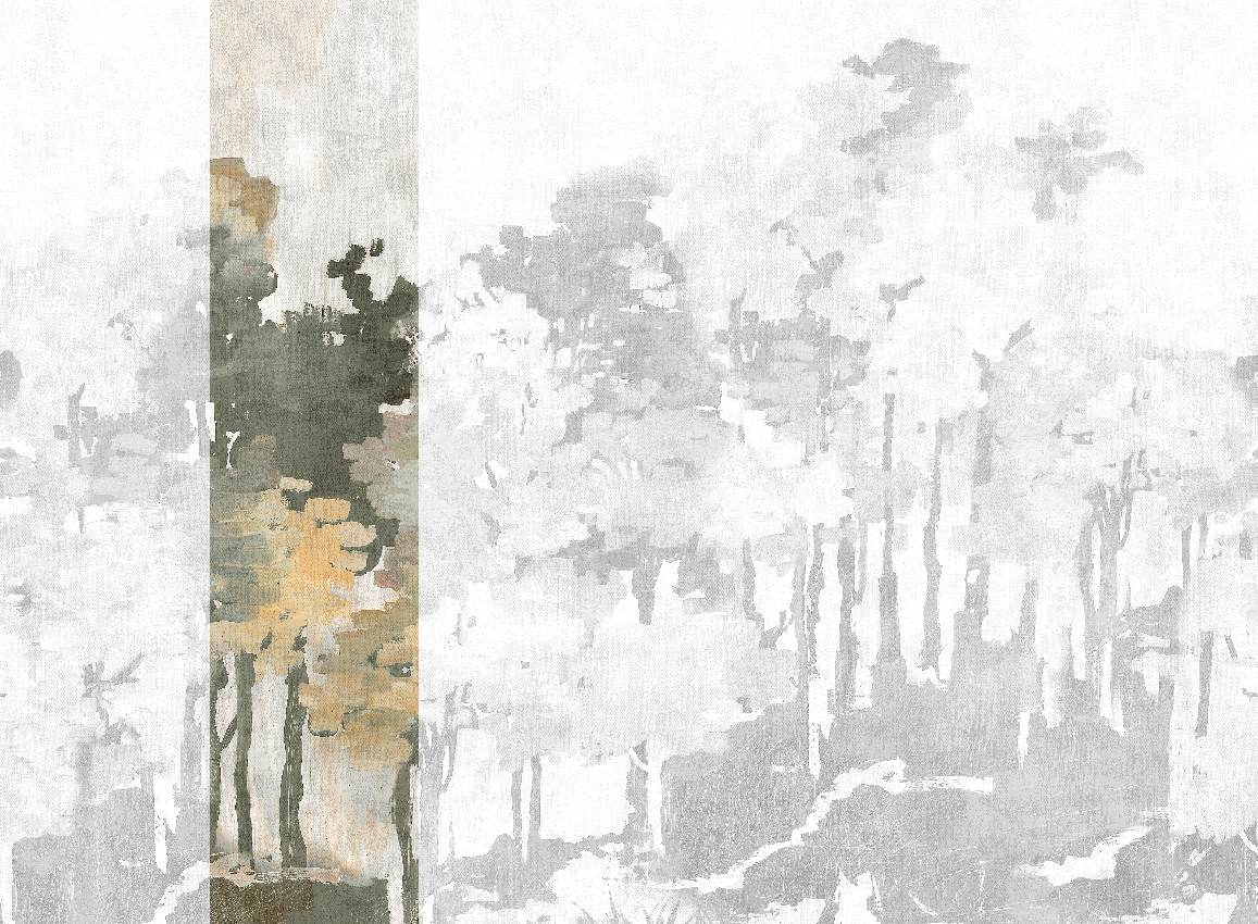Wandbild Funes - Sepia Panel 2