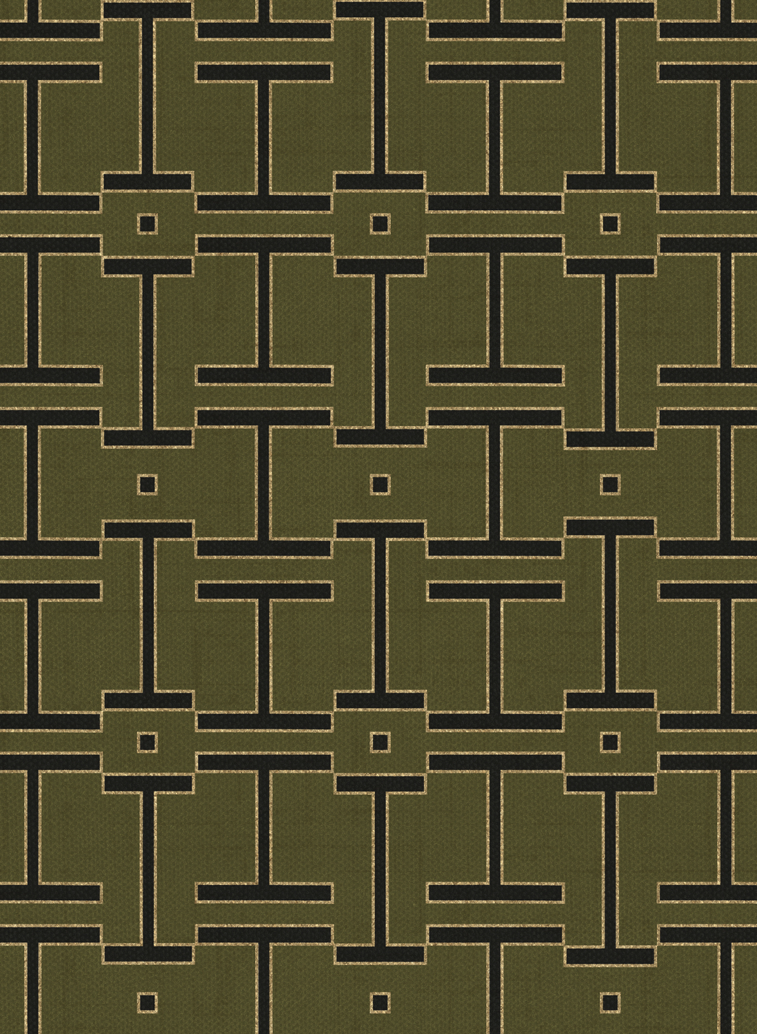 Tapete Grid - Olive