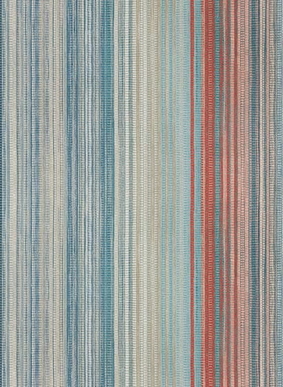 Tapete Spectro Stripe - Teal/ Sedona/ Rust