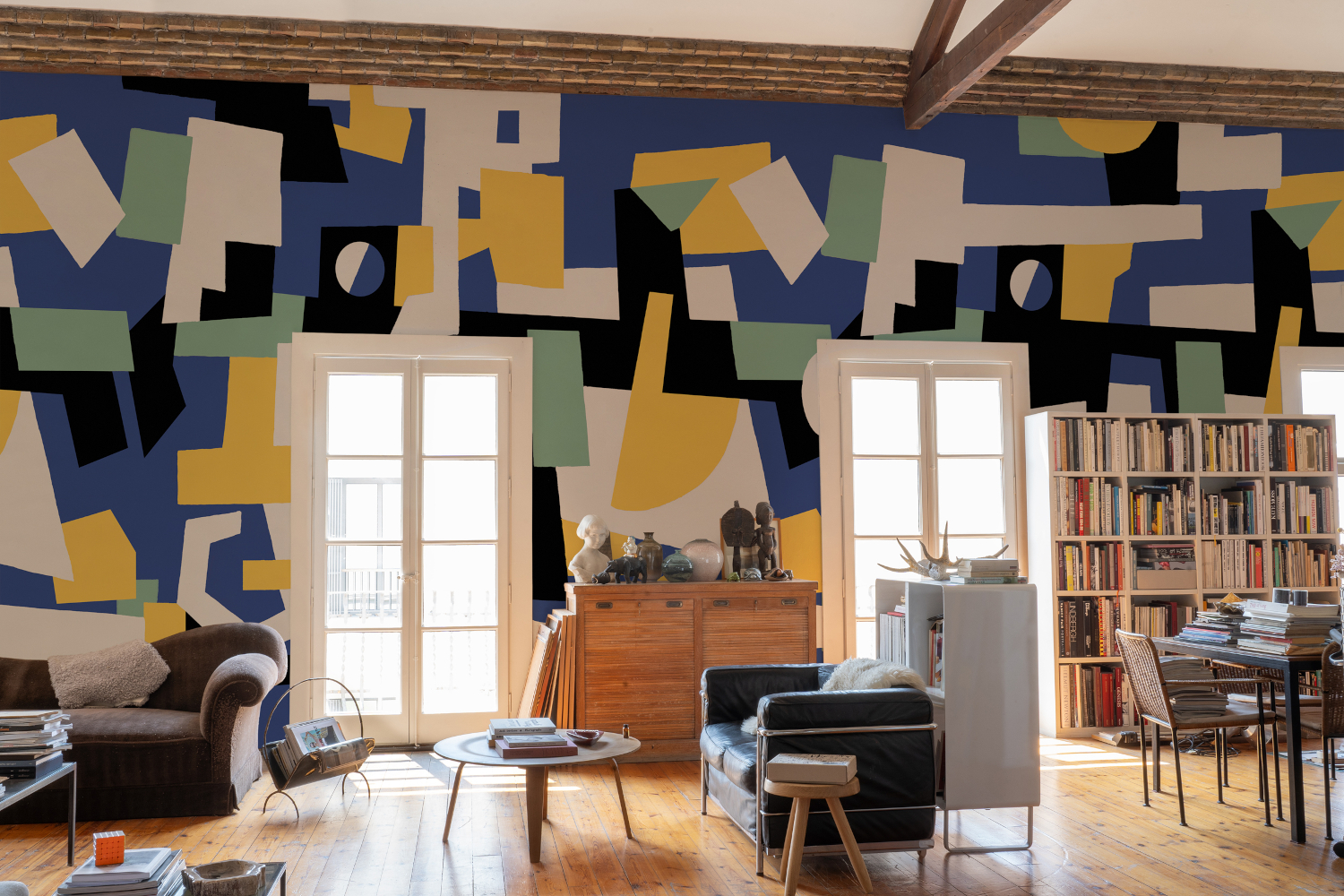 Wandbild Cubic Experience - Blue
