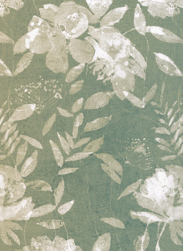 Wandbild Lucy - Green Panel 1