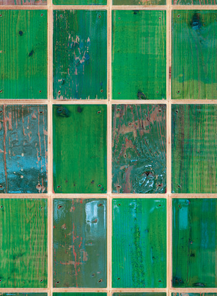 Tapete Waste Tiles - green