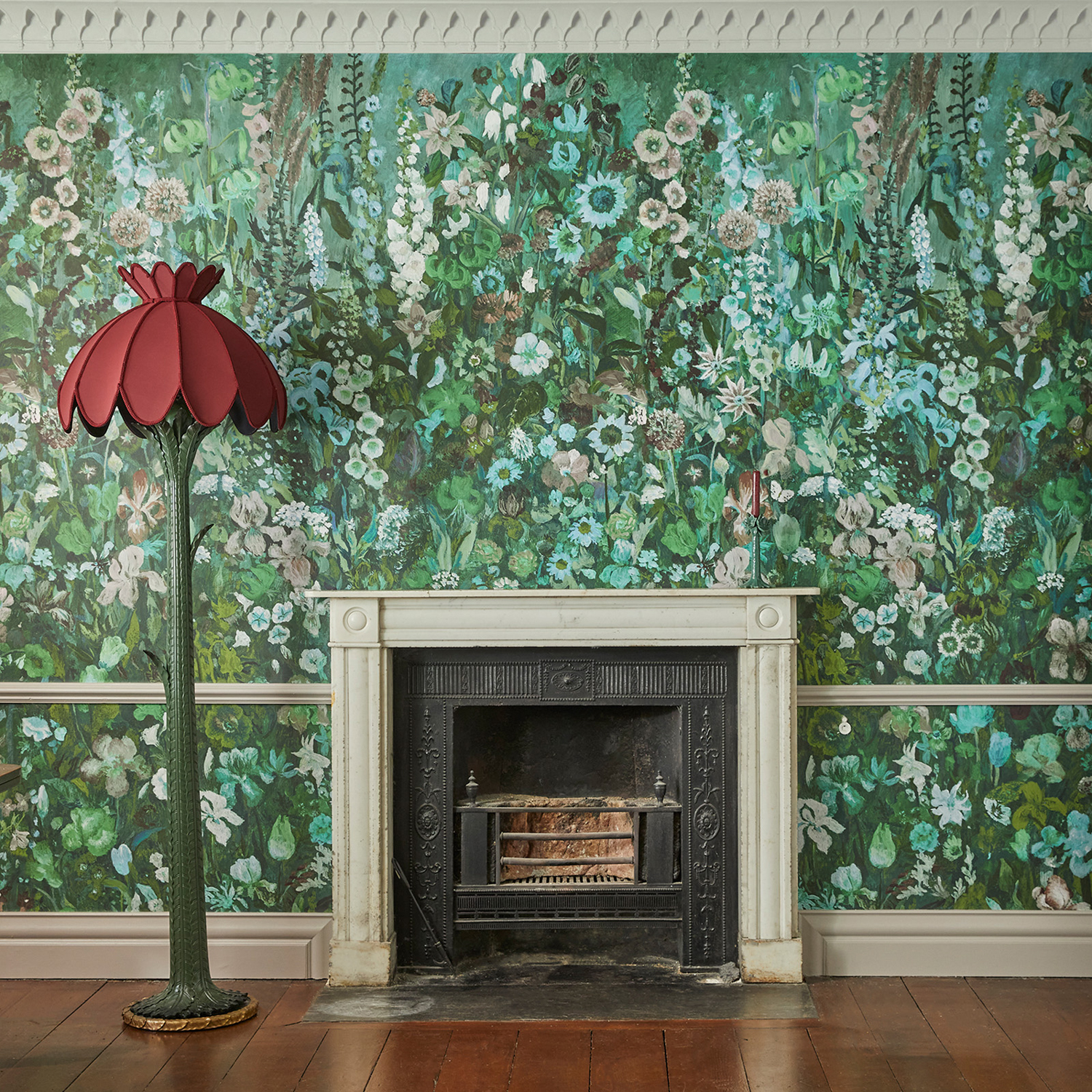 Wandbild Floribunda Magna - Verde