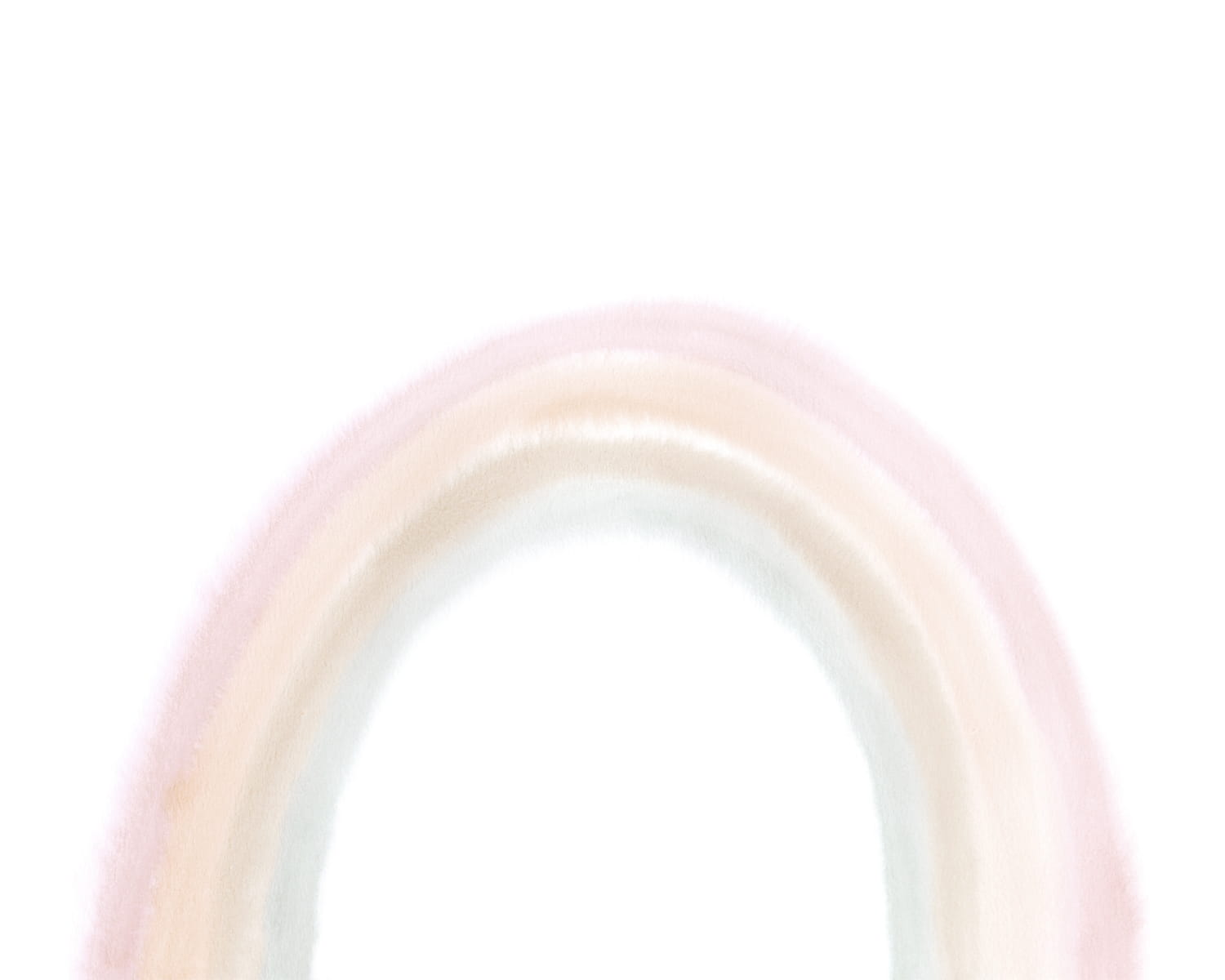 Wandbild Rainbow - Soft
