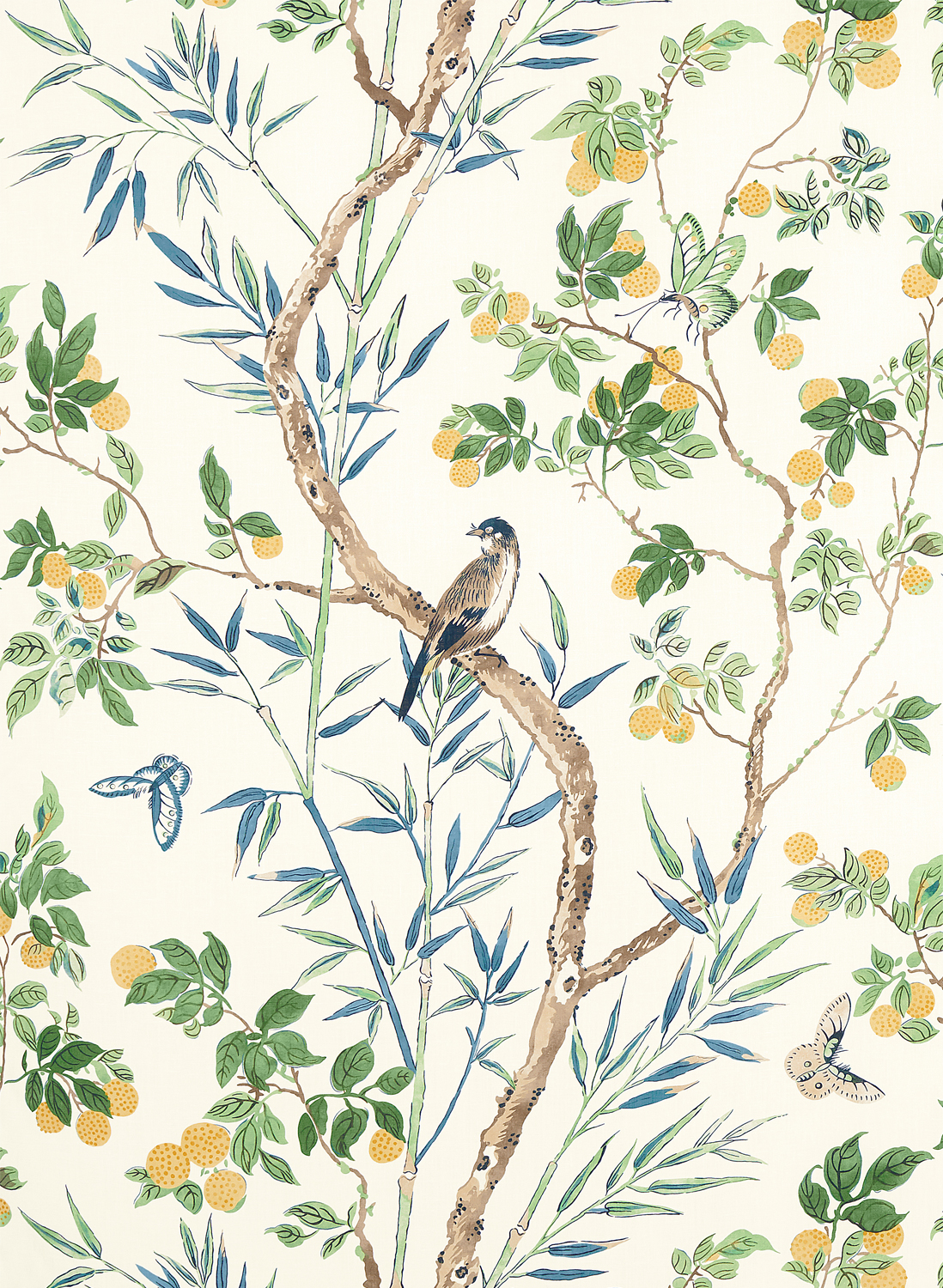 Tapete Claire - Yellow and Navy