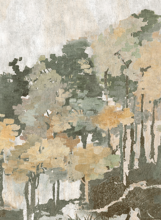 Wandbild Funes - Sepia Panel 3