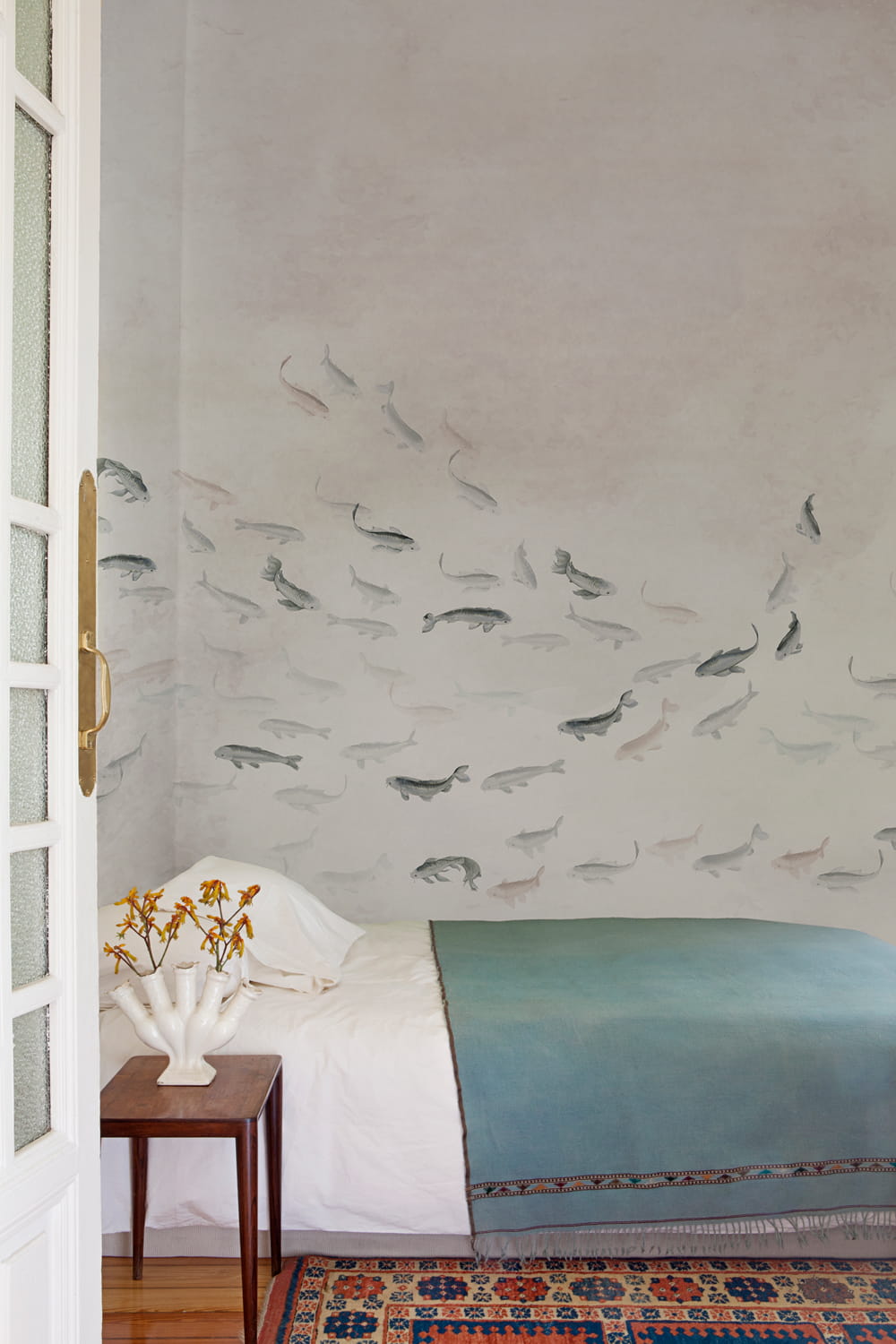 Wandbild Koi - Light